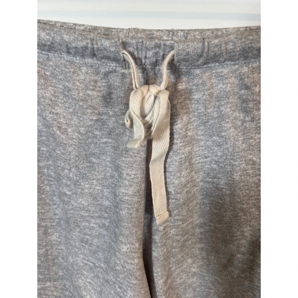C&C California Womens Lounge Shorts‎ Heathered Drawstring Gray Large